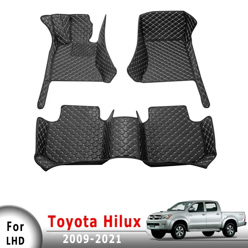 Carpets For Toyota Hilux 2023 2022 2021 2020 2019 2018 2017 2016 2015 2014 2013 2012 2011 2010 2009 Car Floor Mats Auto Covers