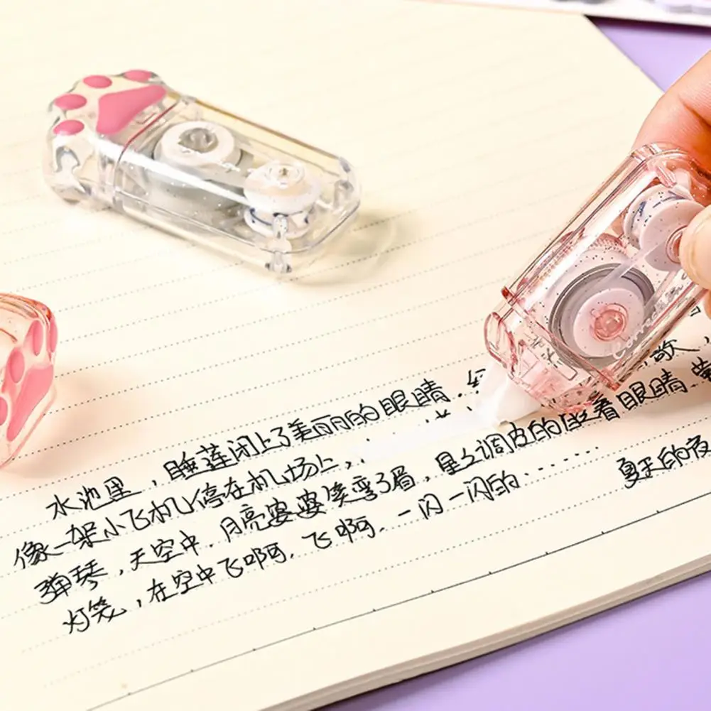 وسادة مذكرات مخلب القط مع مسطرة مطاطية ، مجموعة أدوات تعليم الكرتون ، ملصقات لطيفة ، مستلزمات كتابة مكتب المدرسة ، أدوات مكتبية للهدايا