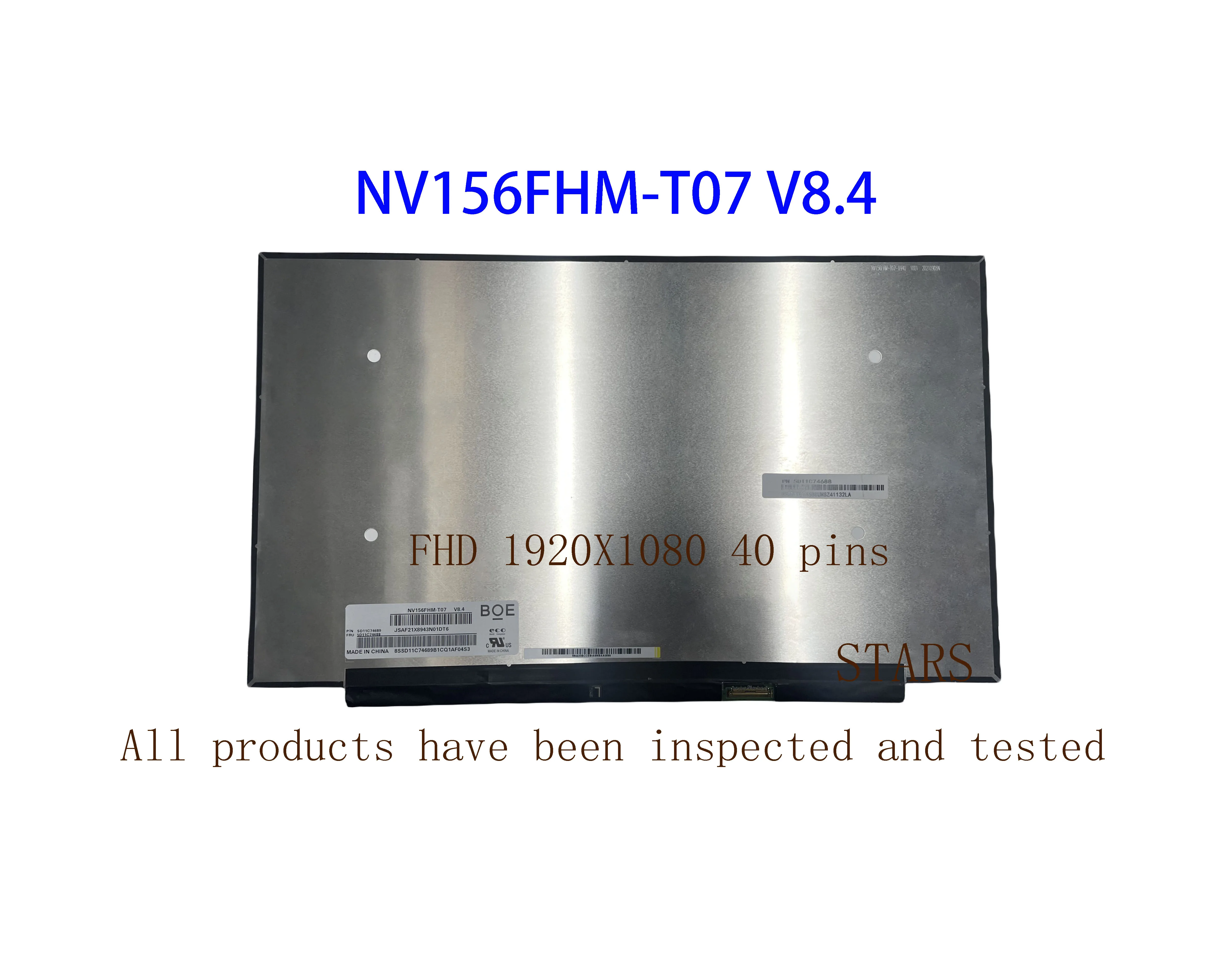 مُقيّم دقيق لشاشة لابتوب VFHD 15.6 بوصة: تجربة حقيقية مع شاشة NV156FHM-T07 لجهاز Lenovo Ideapad 5-15ARE