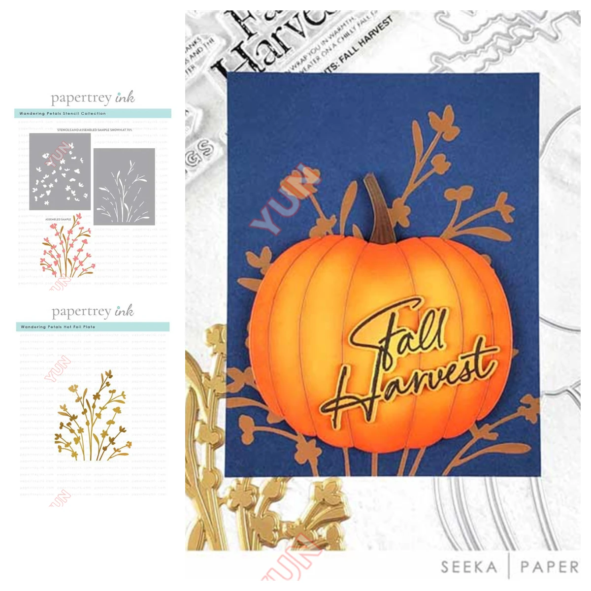 

2025 New Metal Cutting Dies Wandering Petals Hot Foil Plate Flower Stencil DIY Scrapbooking Greeting Card Diary Embossing Molds