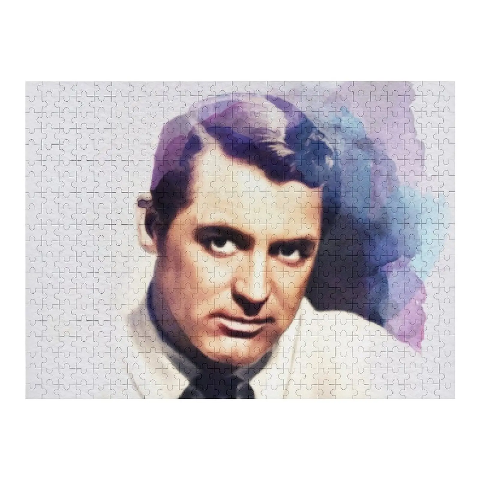 Cary Grant, legenda filmowa, puzzle drewniane dla dorosłych, drewniane puzzle ze zdjęciem, puzzle personalizowane.