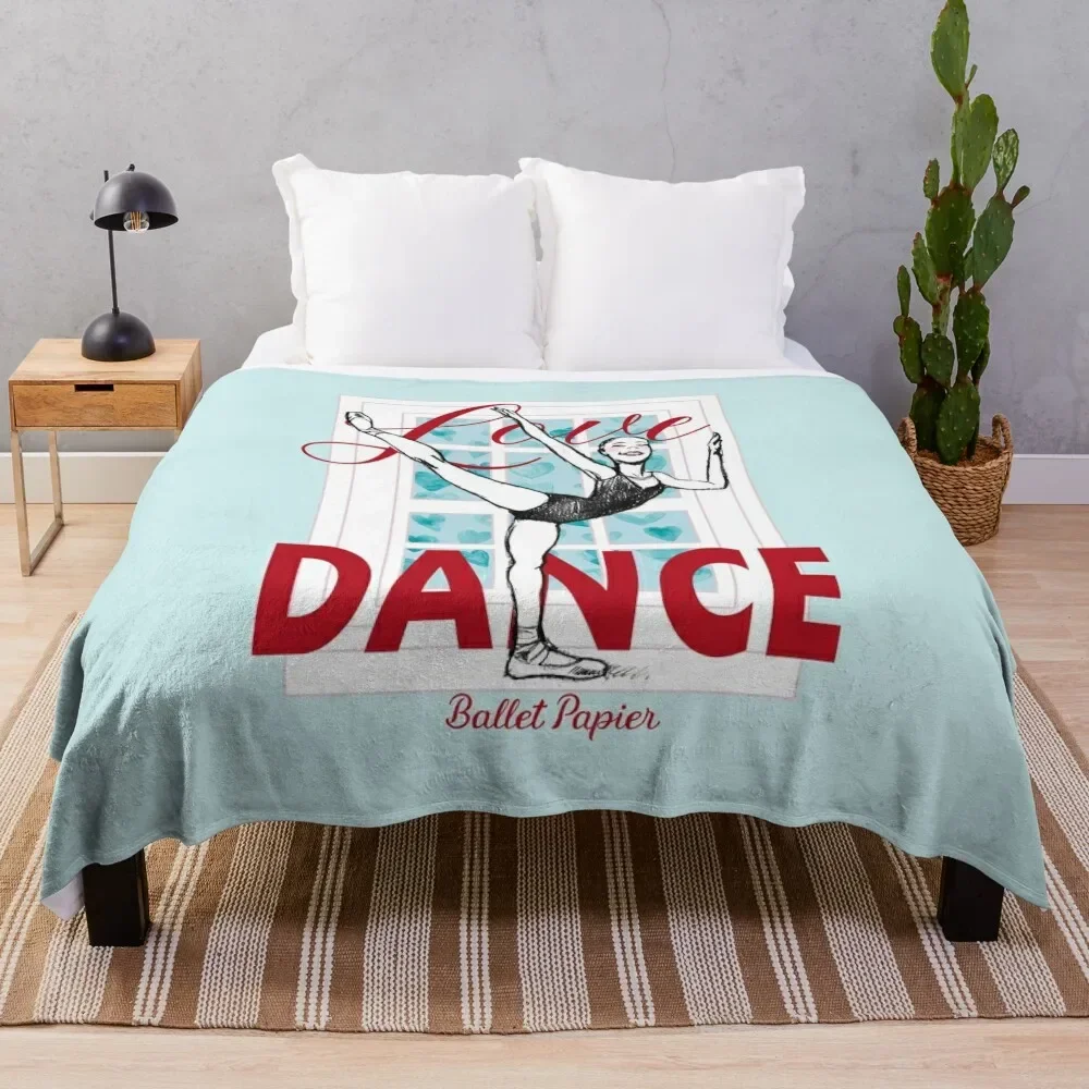 

Love Dance Progress Throw Blanket Heavy warm winter Blankets For Sofas Blankets For Bed Blankets