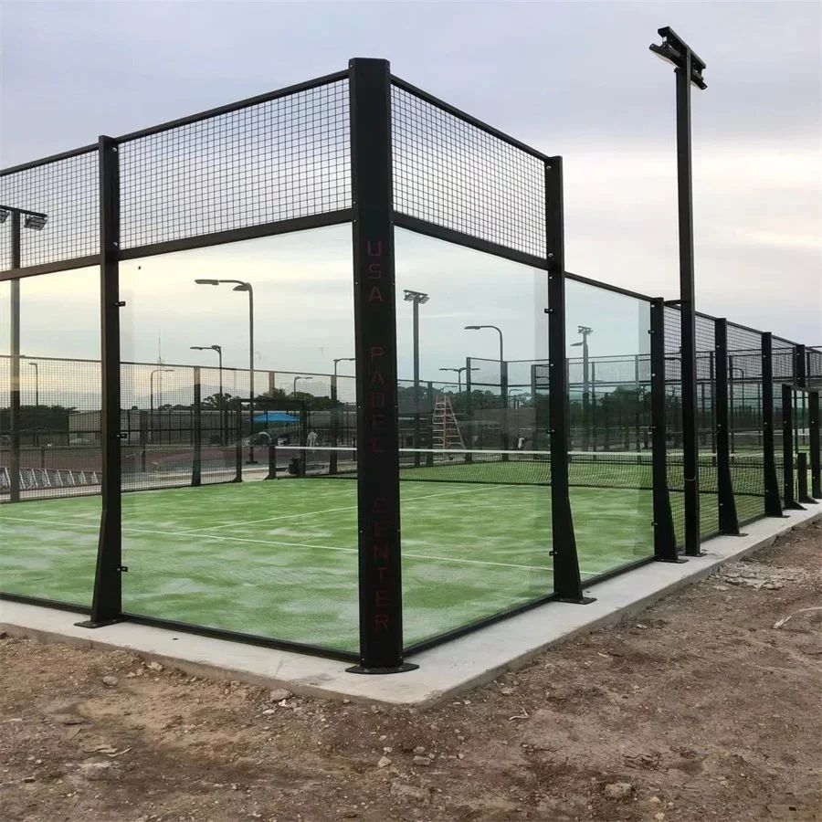Professional Padel Court Panoramic Outdoor Padel Tennis Court