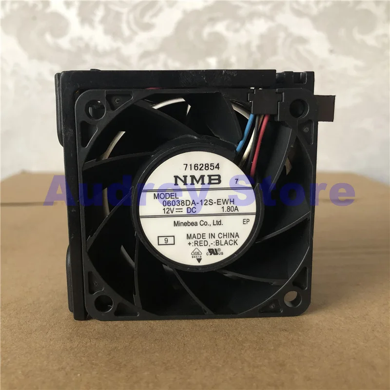 

Original NMB 06038DA-12S-EWH 12V 1.80A 6cm 6038 large volume cooling fan air blower