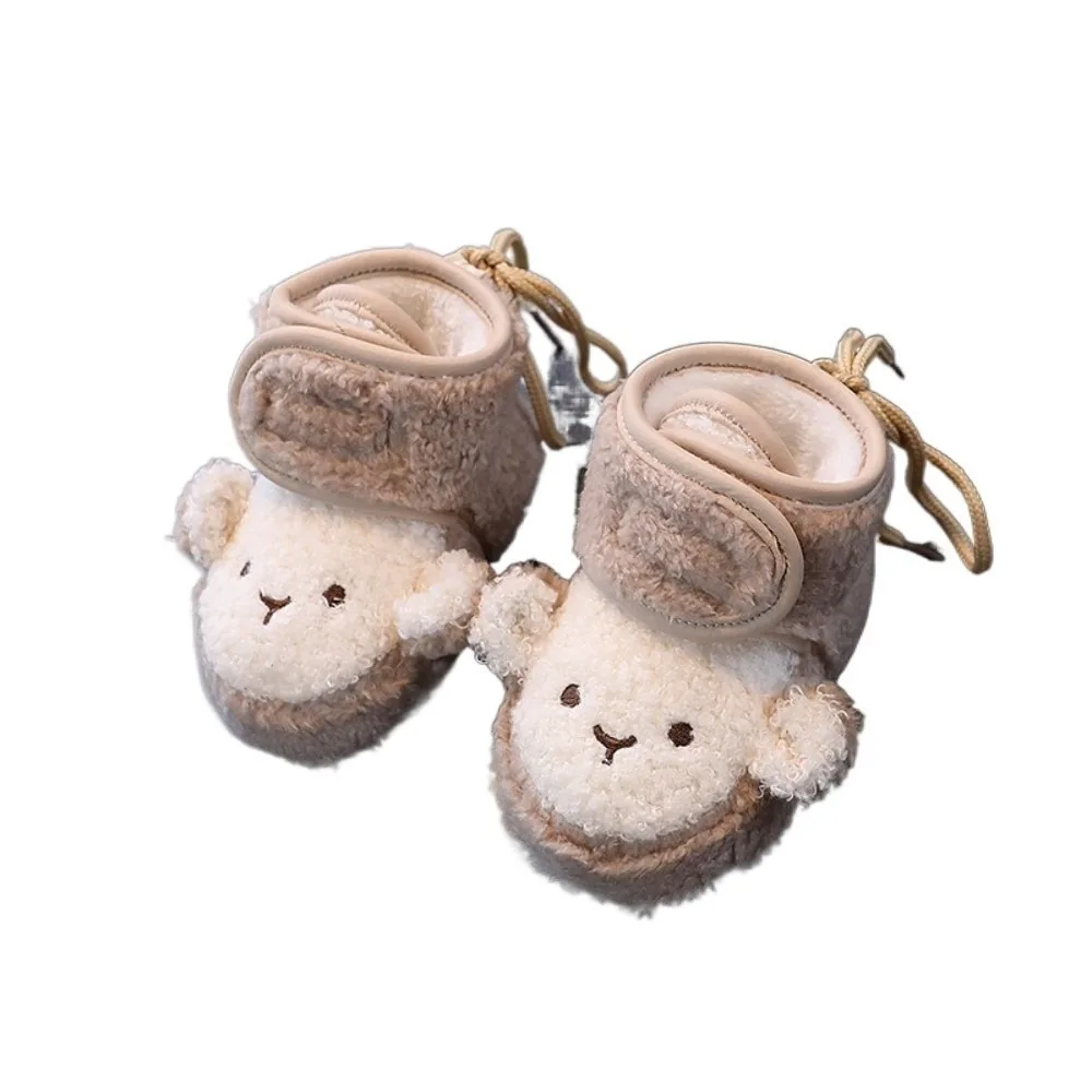 

New Cute Monkey Newborn Baby Shoes Soft Comfortable Infant Girls Boys Toddler Crib Boots Slipper Anti-Slip Socks Girls Boys