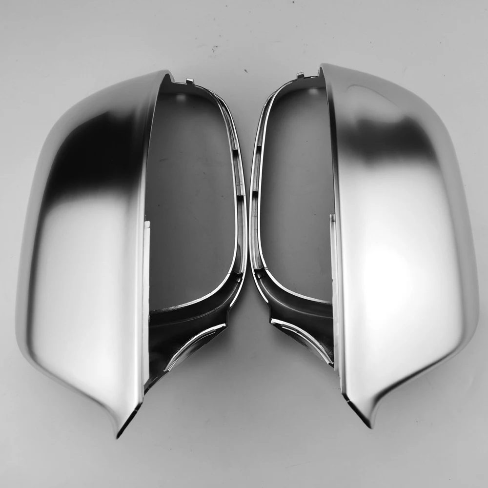 For Audi Q5 2009-2015 Q7 2009-2017 Matte Chrome ABS Rearview Mirror Shell Cover Side View Protection Cap Wing Mirror Cover