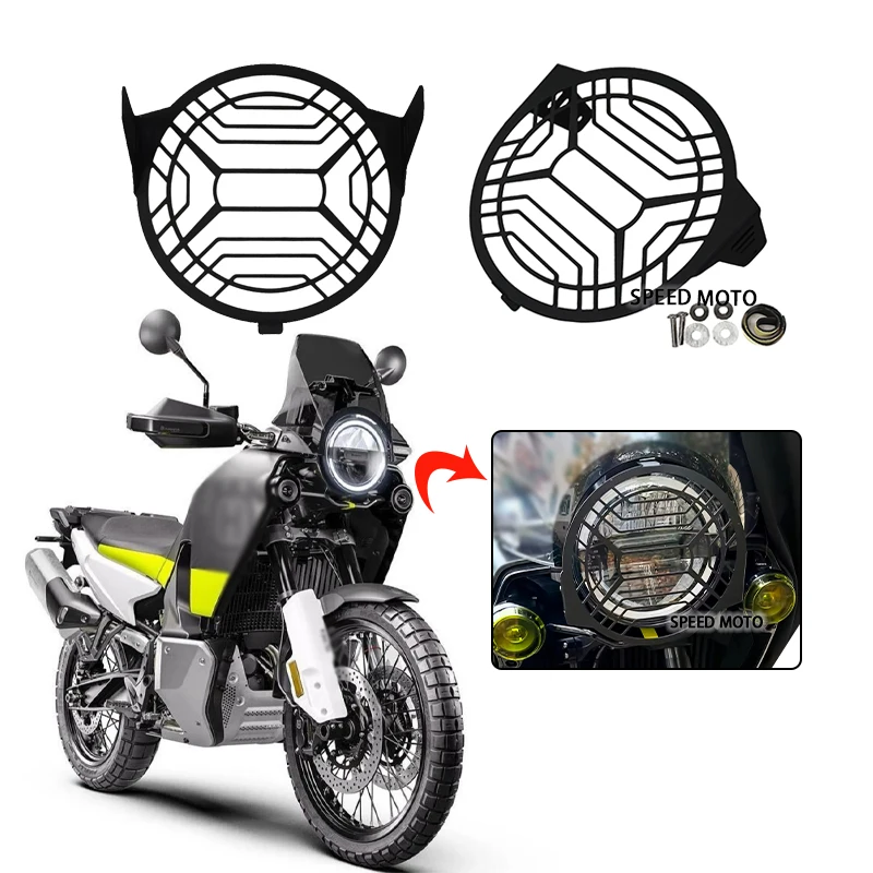 

Motorcycle Accessories Headlight For Husqvarna Norden 901 NORDEN901 2022 2023 Head Light Guard Protector Cover Protection Grill