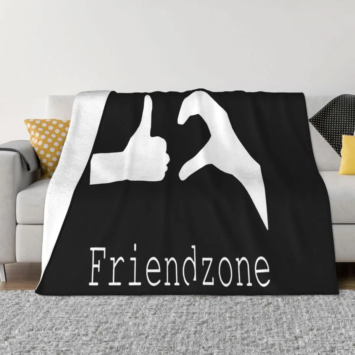 2020 Summer 2020 Cool Men Funny Designs Novelty Inter Meme Friendzone Men's Casual Throw Blanket