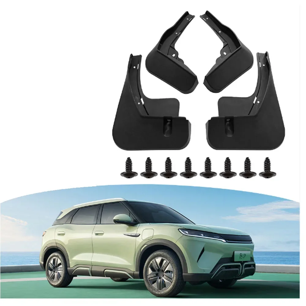 

Car Mudguards For BYD Auto Yuan Up 2024 ABS Mud Guards Fender Flare Mudflaps Exterior Parts Auto Accessories