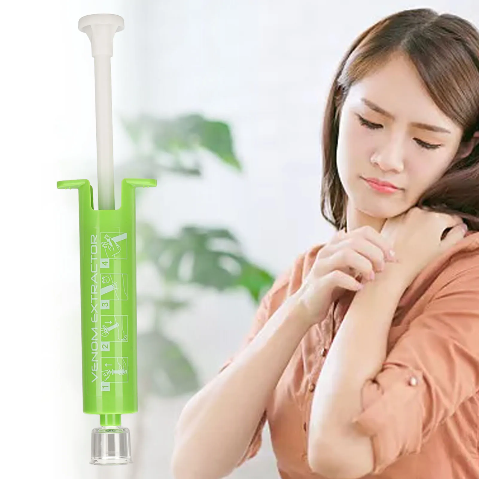 1 Set Bite Sucker Promote Healing Vacuum Negative Pressure Bite Extractor Tool for Outdoor Backpacking ABS