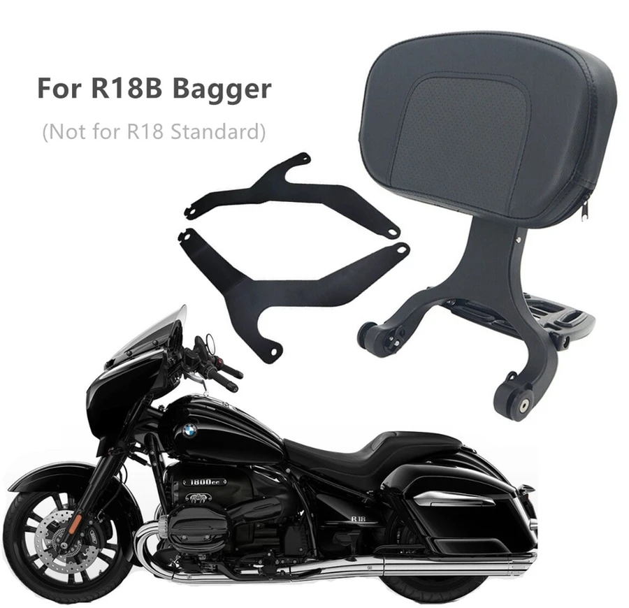 Multifunctionele Verstelbare Bestuurder Passagier Rugleuning Sissy Bar Voor Bmw R18 B Bagger R18b Accessoires