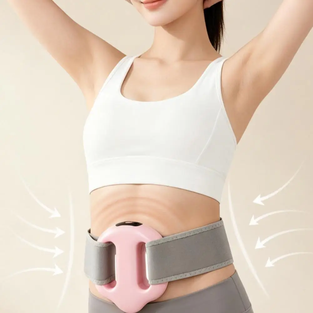 Portable Vibration Dual-Ring Fascia Massager with Belt, Fat Loss, Body Slimming, Fat-Burning, Muscle Relief and Relaxation view 4