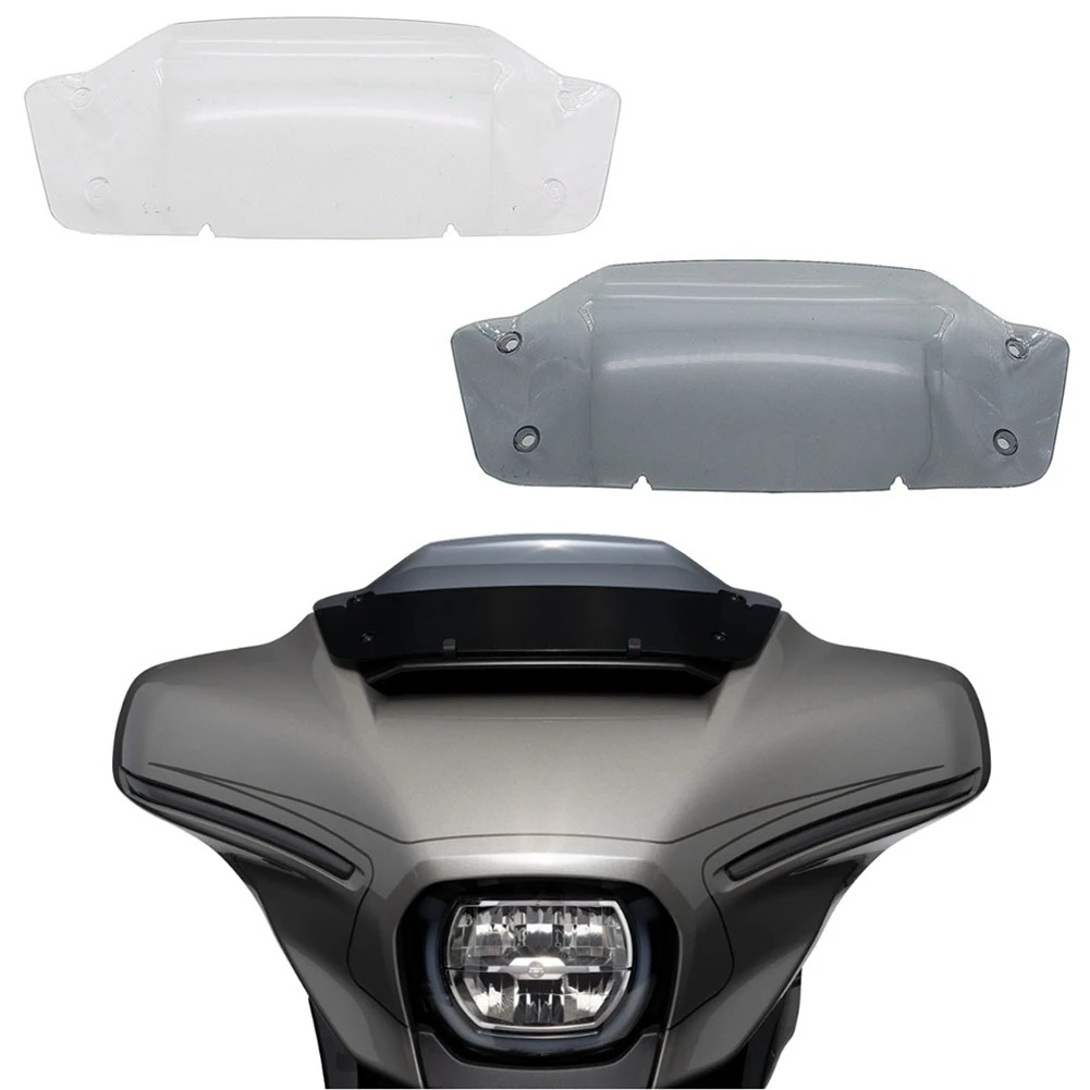 Para-brisa de carenagem para motocicleta, divisor de vento para harley cvo street glide 2023 2024 flhxse (transparente)