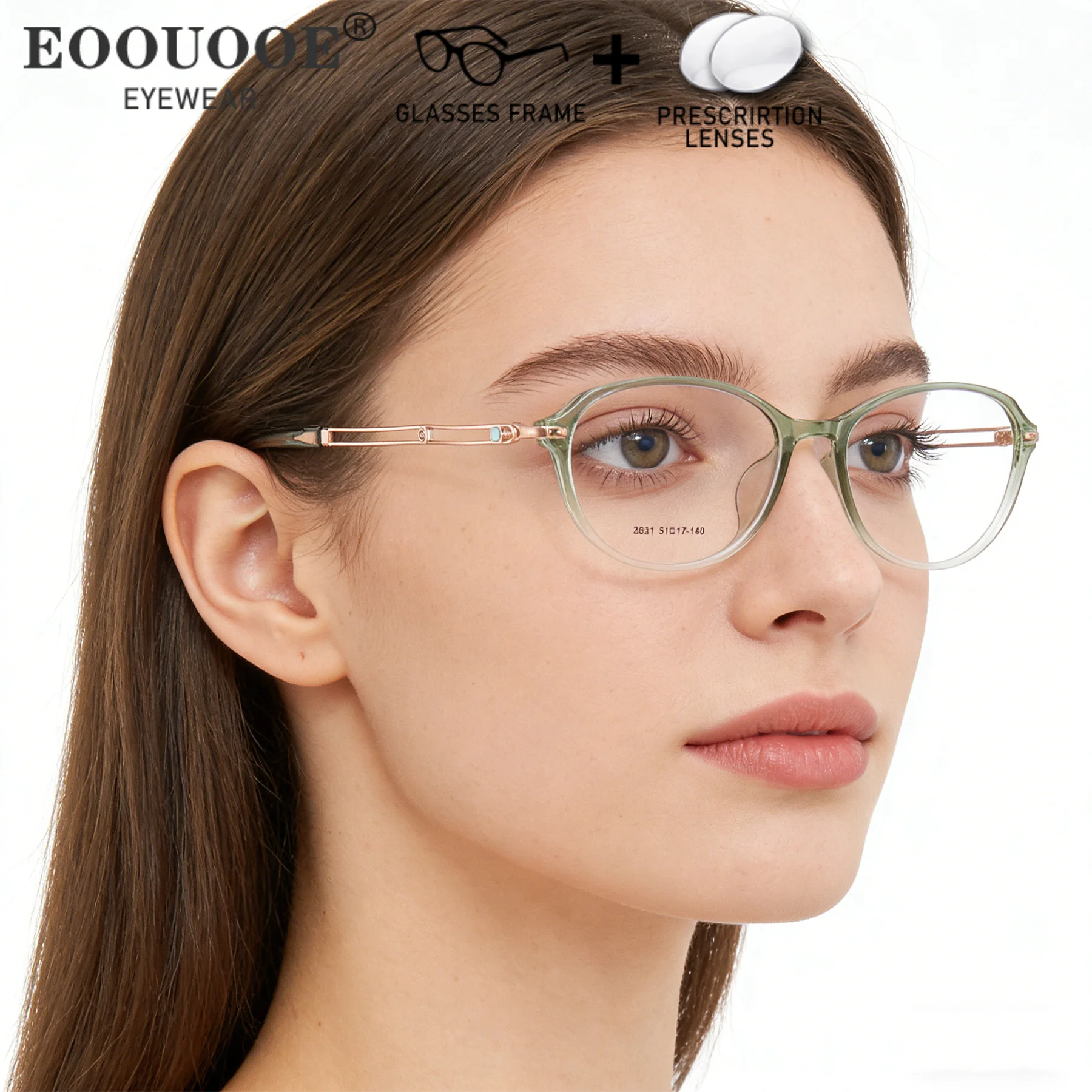 Bright Colour Comfortable Eyeglass Women TR90 Glasses Prescription Myopia Aspherical Lenses Myopia Hyperopia Optical Eyewear