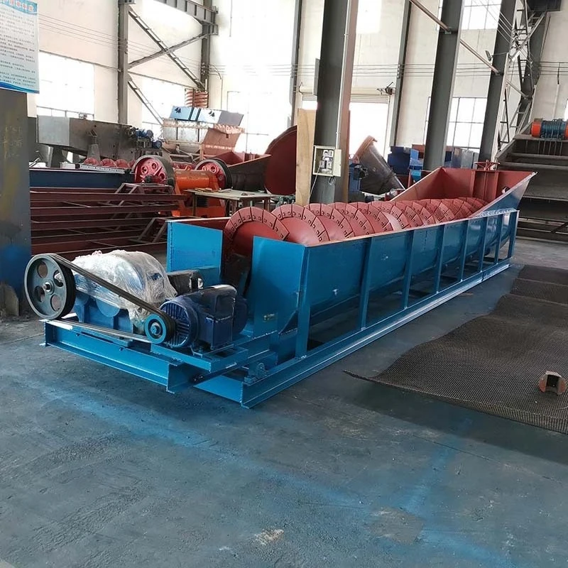 Deposit Sand Stone Washer Single Shaft Spiral Sand Washer Horizontal Double Spiral Classifier River Sand Desilting Washer