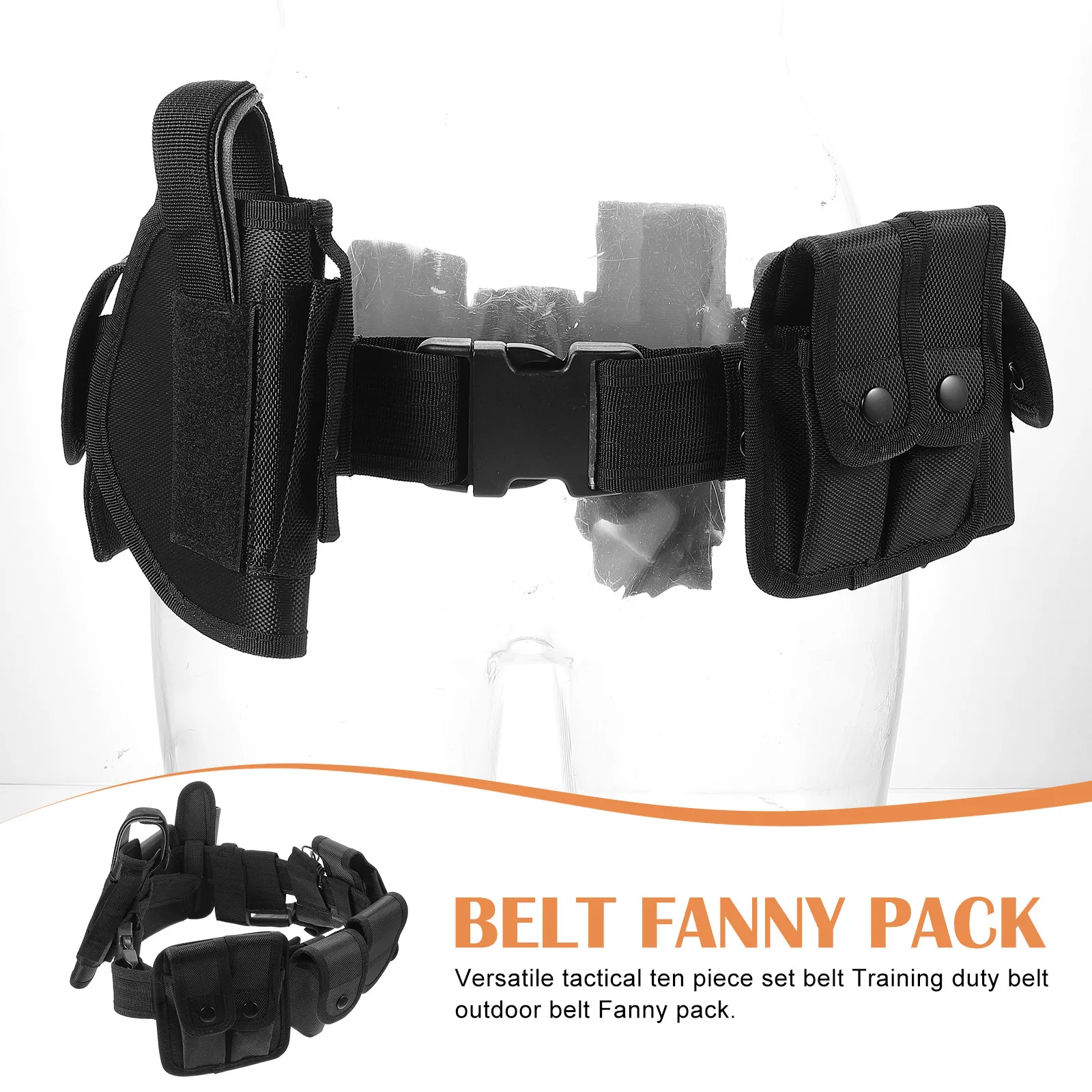 1Set Training Duty Belt Professional Multi-Function Tactical Utility Belt Outdoor Supply Pocket Accessories Outdoor Supply