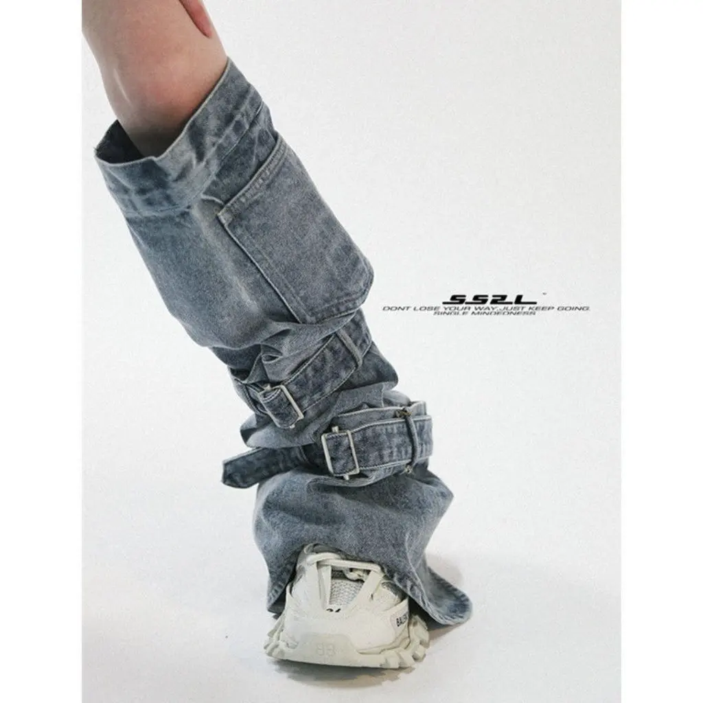 

Over-the-Knee Cowboy Leg Set Beautiful Striped Pile Strap Internet Celebrity Style Hot Girl American Street Fashion Personality