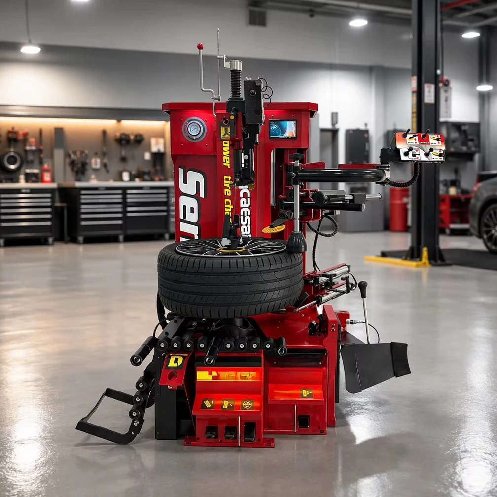 KAESAR D-533A Automatic Dual Post Twin Box Triple Slide Servo Motor Tire Changer Wheel Machine 12-30 Inch