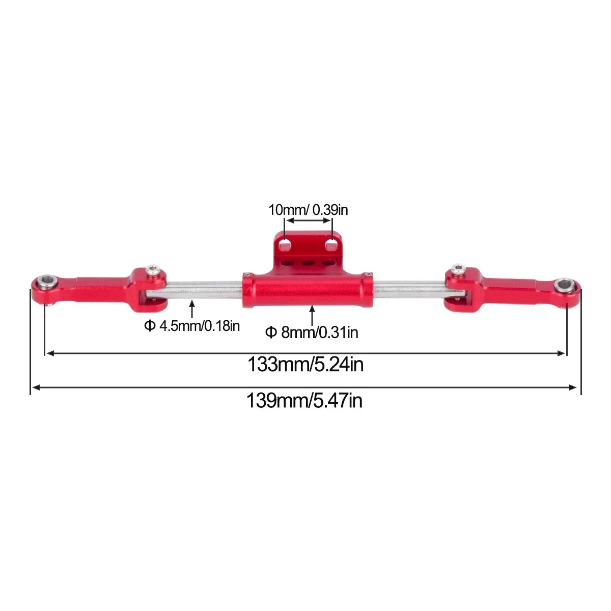 1/10 RC Crawler Full Hydraulic Steering Cylinder Kit for D90 D110 RC4WD Yota ll Axle TF2 Gelande ll Upgrade Parts