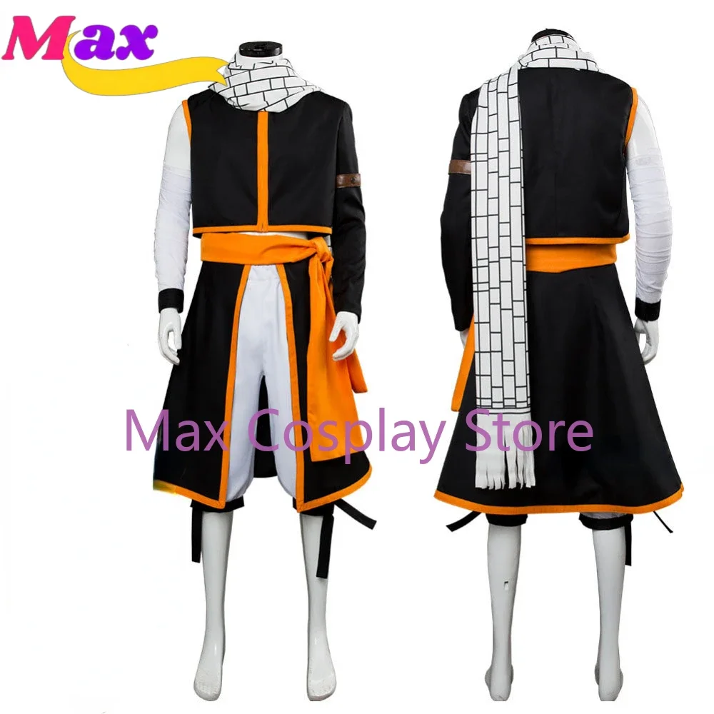 

Max New Season Etherious Natsu Dragneel Cosplay Costume Adult Men Women Halloween Party Costume Scarf Custom Made Anime YW