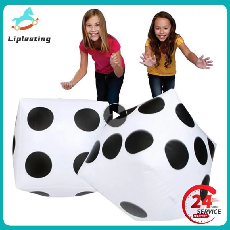 

Funny Outdoor Inflatable Dice 30*30cm Pool Party Games Entertainment Dot Diagonal Giant Child Adults Game Play Cube Toy