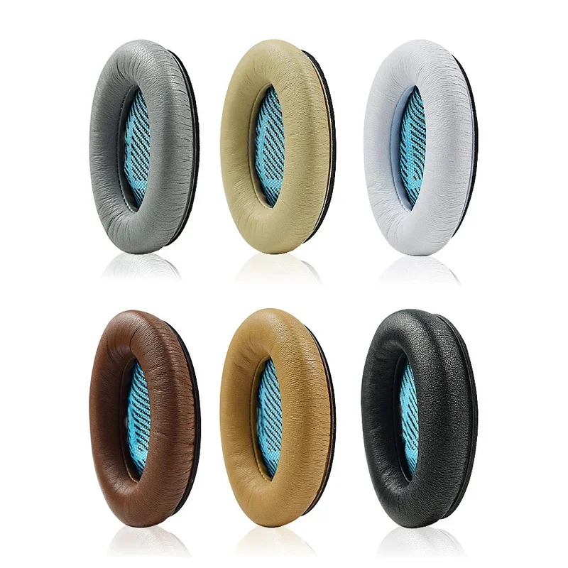 Replacement Lambskin Earpads for BOSE AE2 QC15 QC25 QC35 QC35II Headset Headphones Leather Sleeve Earphone Earmuff