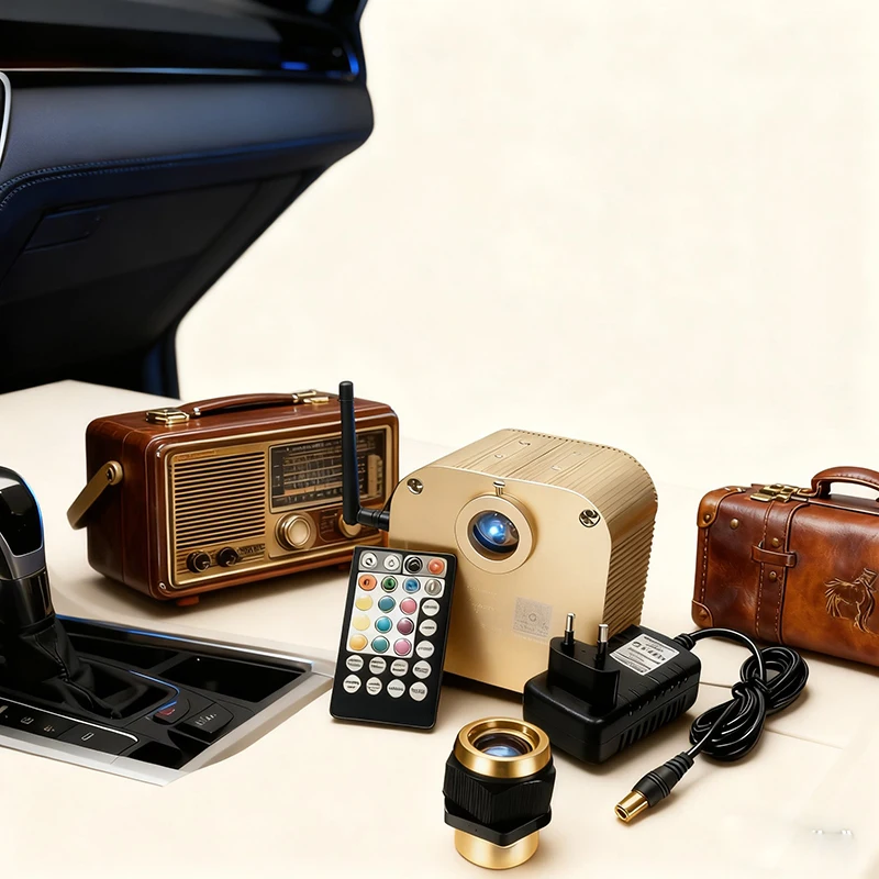 

Optical fiber lamp Twinkle Fiber Optic Star ceiling kit Bluetooth APP Control Starry Car LED Light Kid Room Ceiling RGB COLOR