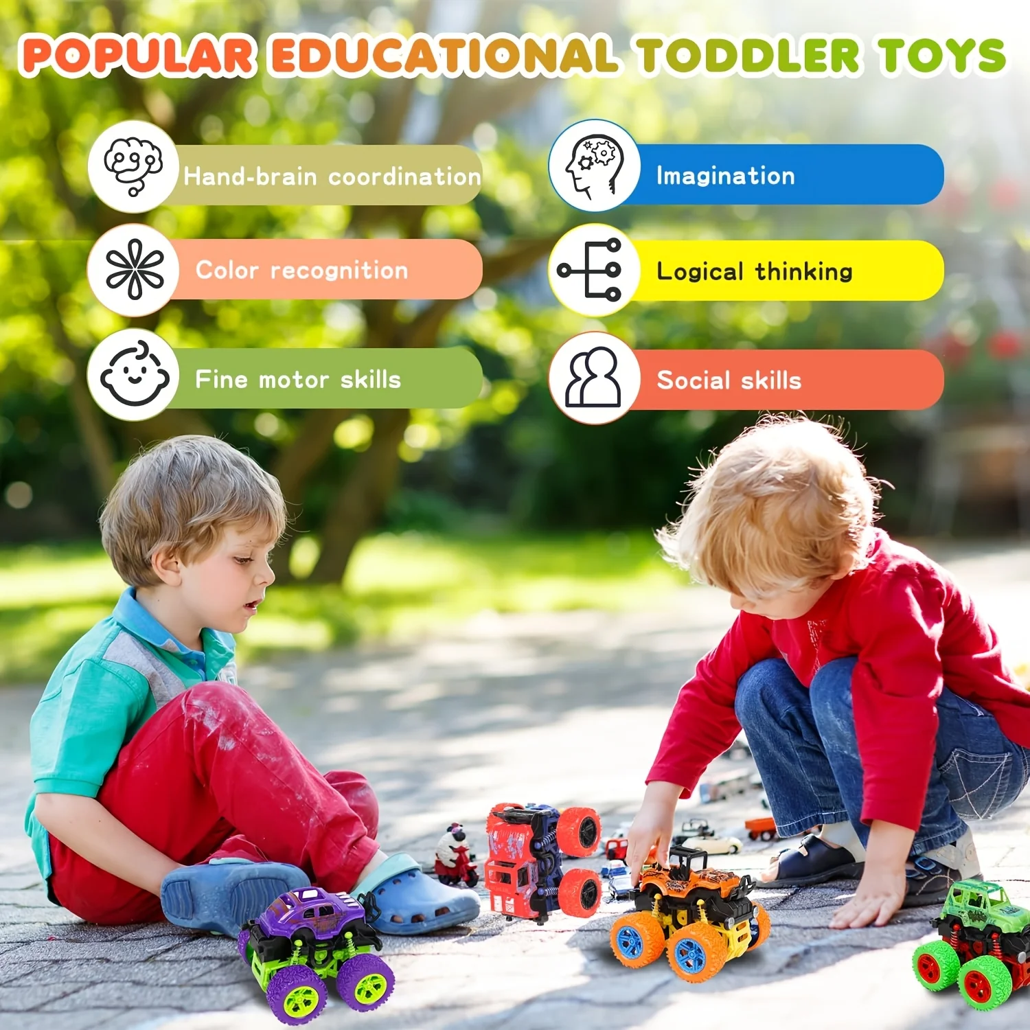 핫토이 자동차 몬스터 트럭 사륜구동 자동차 스턴트 덤프카 관성 자동차 장난감 공룡 후진 자동차 어린이 장난감 남자아이 여자아이 선물