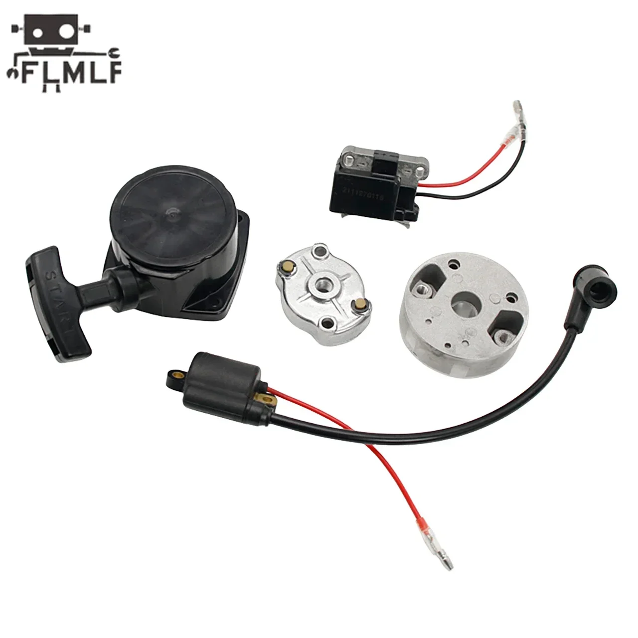 Rc Boat Pull Starter or Ignition Coils or Coil Stator or Rotor for 26cc 29cc 30cc Zenoah CY RCMK QJ BWS Gas Marine Engine Parts