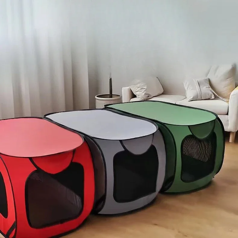 Portable Pop-Up Dog Bed Outdoor Pet Crate Foldable Cat Bed and Dog Kennel for Travel Car Seat Collection Travel Pet Shelter