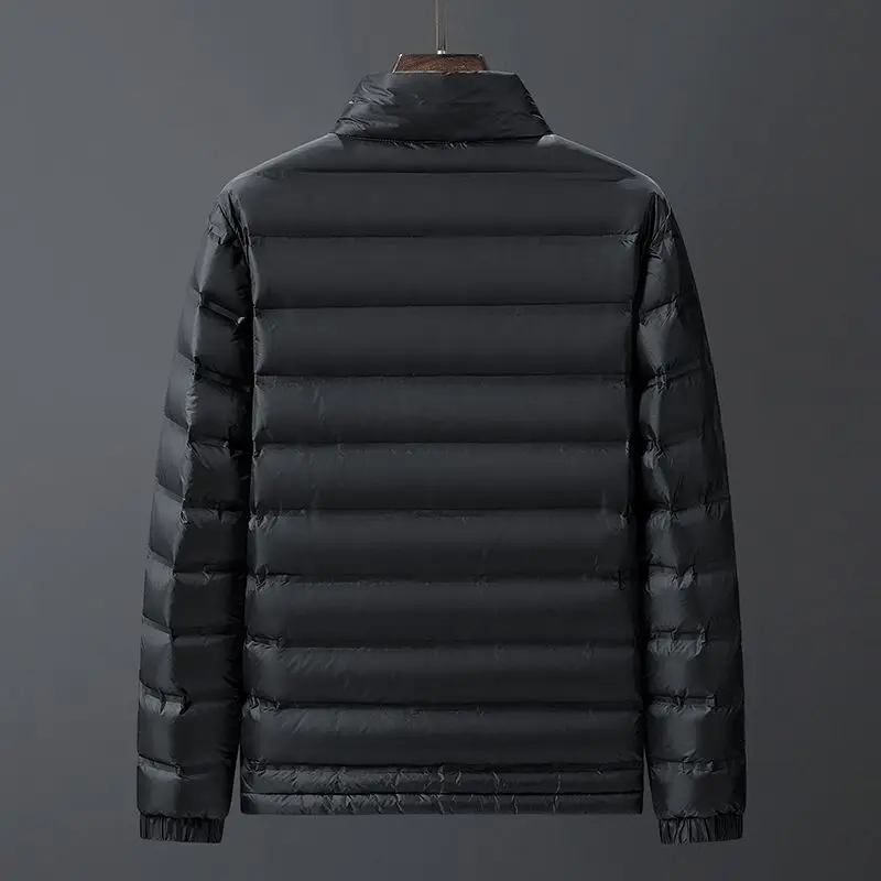 خفيفة الوزن أسفل القطن Jaet الرجال الشتاء الدافئة الوقوف طوق 2023 جديد كبير الحجم الملابس الشتوية الخسارة الموسمية