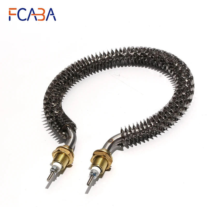 FCABA  Heat Sink Electric Heat Pipe O - Type Oven Air Dry Burning Fin Heating Tube 220V 1000W/1200W/2500W/3000W