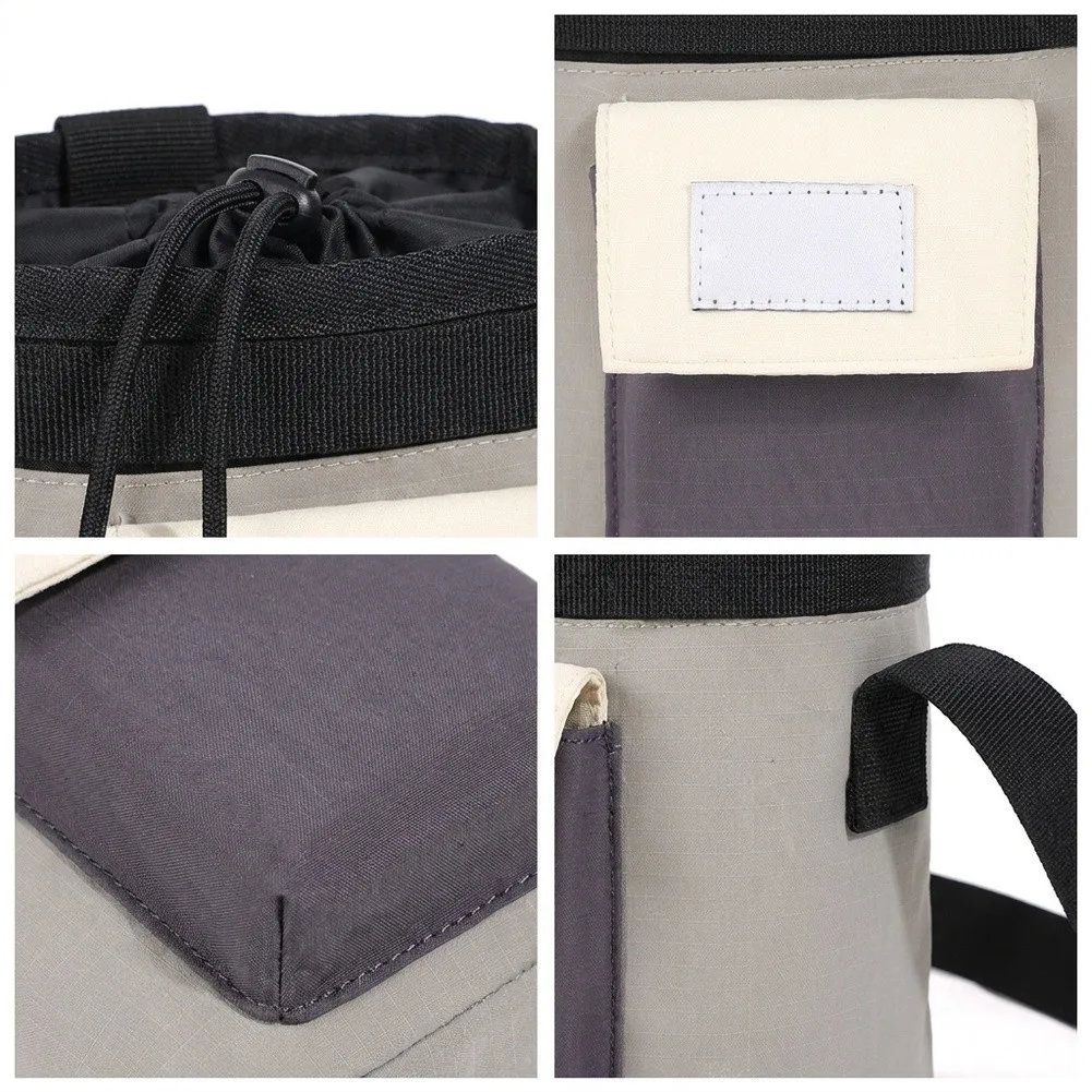 Outdoor Dog Training Pouch - Compact Foldable Treat Bag with Adjustable Belt - Oxford Fabric Snack Carrier 16.5x12x9.5cm