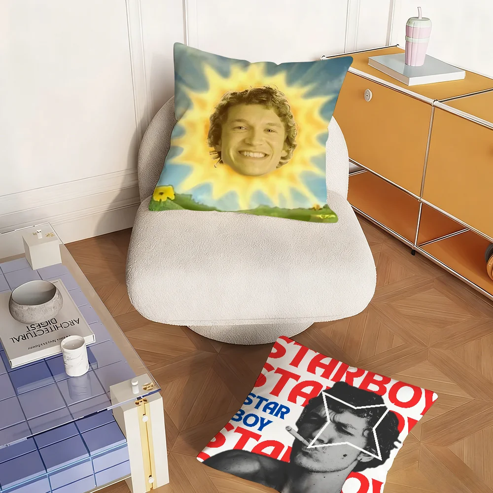 American Actor C-Connor Storrie Pillow Case Sofa Living Room Bedroom Headboard Backrest Square Cushion Nap Time