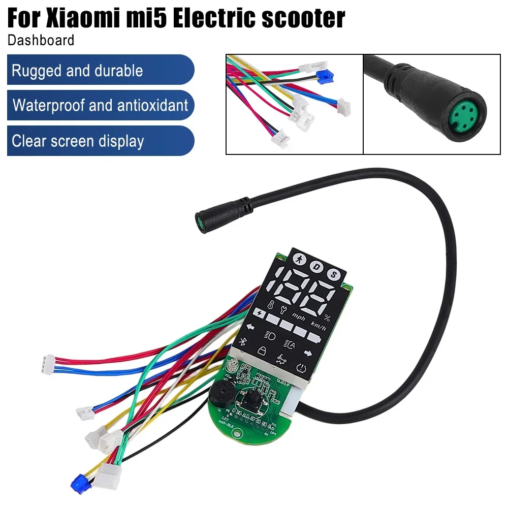 Controller-LCD-Display für Xiaomi 5 5Pro 5Max E-Scooter: Armaturenbrett, Hauptplatine, Instrumentensatz, Armaturenbrettabdeckung und Ersatzteile – Detail 15