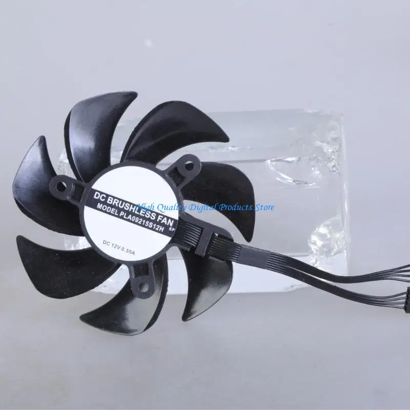 พัดลมระบายความร้อนการ์ดการ์ดกราฟิก u2je สำหรับ RTX3060 การ์ดวิดีโอที่เหมาะสมที่สุด radaition