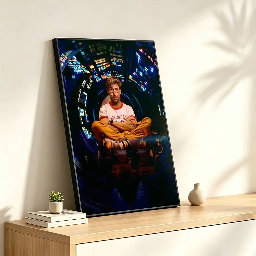 P-Project Hail Mary Ryan Gosling  Poster Waterproof Wall Art Sticker For Bar Living Room Vintage Decor High Quality Print Gift