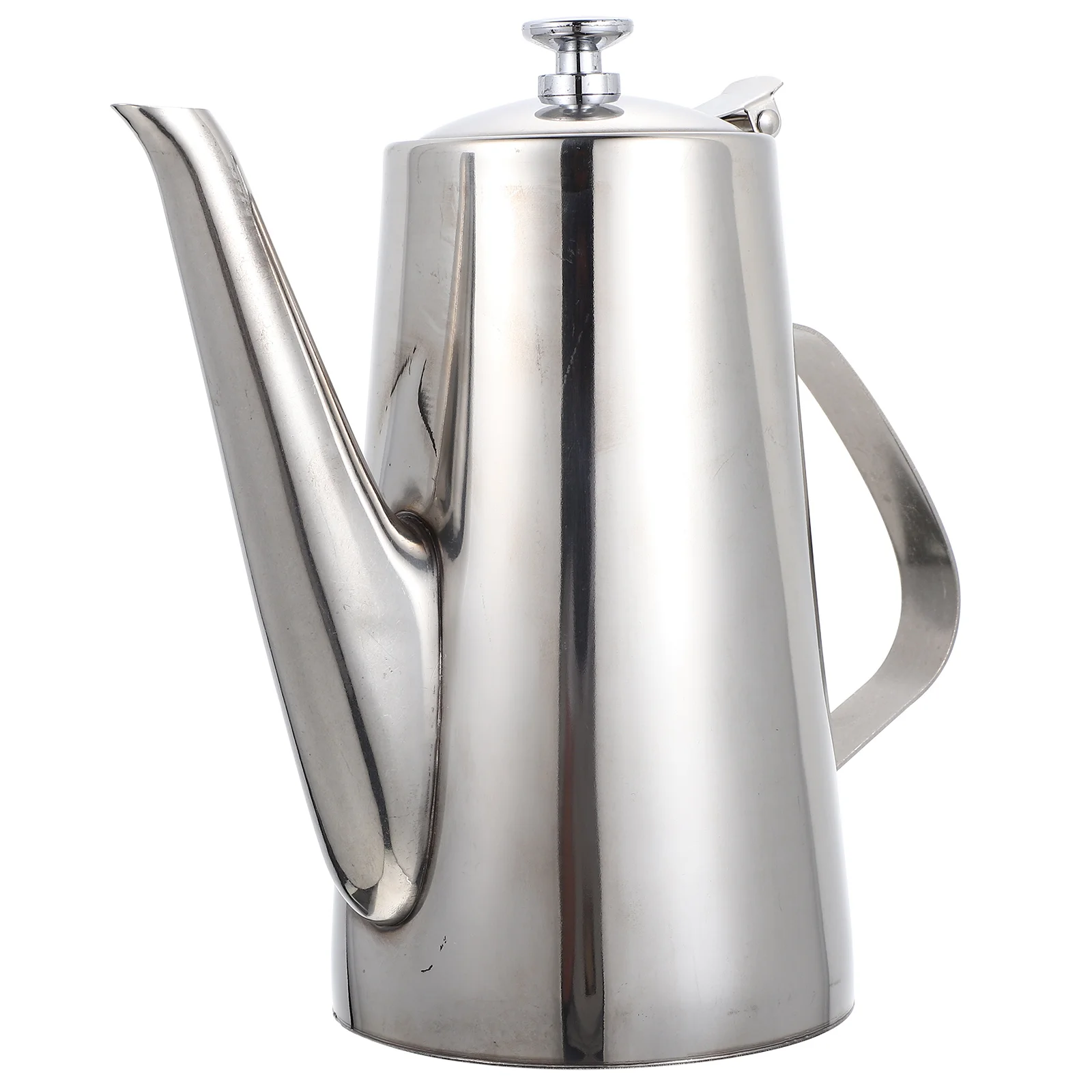 Stainless Steel Cold Water Jug Oil Dispenser Bottle Household Olive Soy Sauce Storage Pot Dispensing Kettle