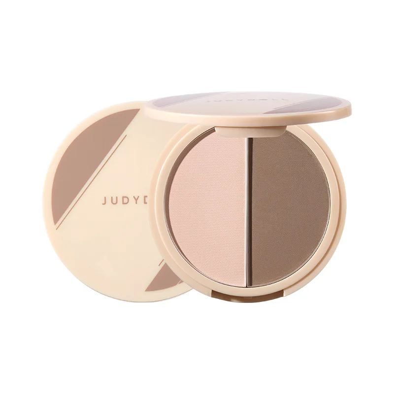 Judydoll 2 สี Highlight Repair Volume Matte Face Shadow Powder Highlighter Matte ธรรมชาติ 100% Original แต่งหน้าเครื่องสําอาง