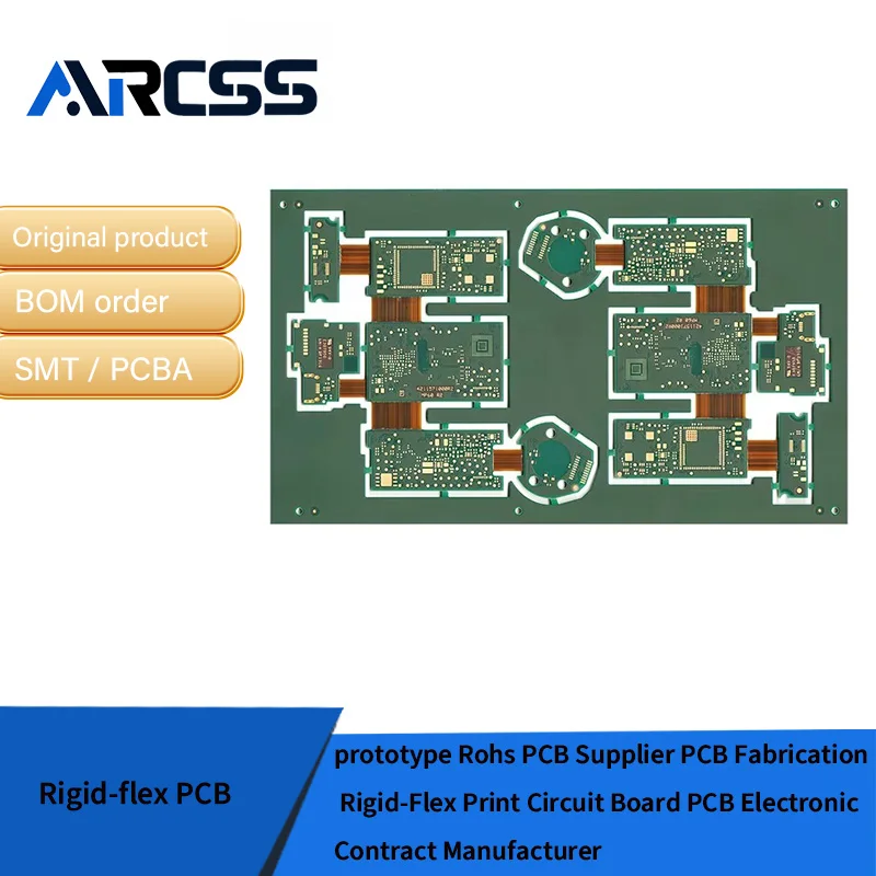 

prototype Rohs PCB Supplier PCB Fabrication Rigid-Flex Print Circuit Board PCB Electronic Contract Manufacturer