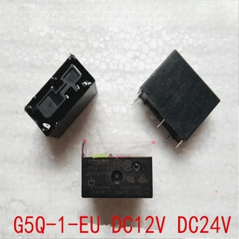 

5 шт./лот G5Q-1-EU DC12V G5Q-14-EU DC24V маленькое силовое реле
