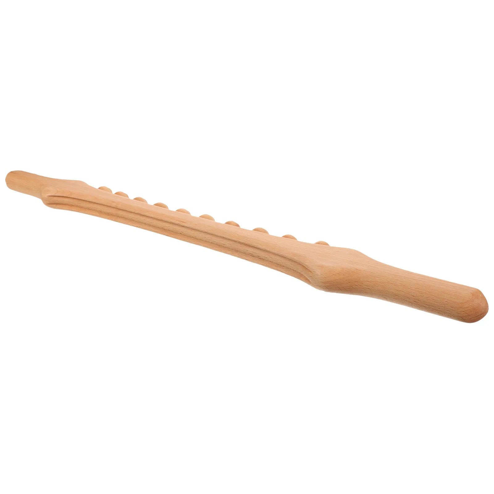 

Wooden Massage Stick Set of 2 Natural Wood Acupressure Rod for Muscle Relaxation Lymphatic Drainage and Circulation Body
