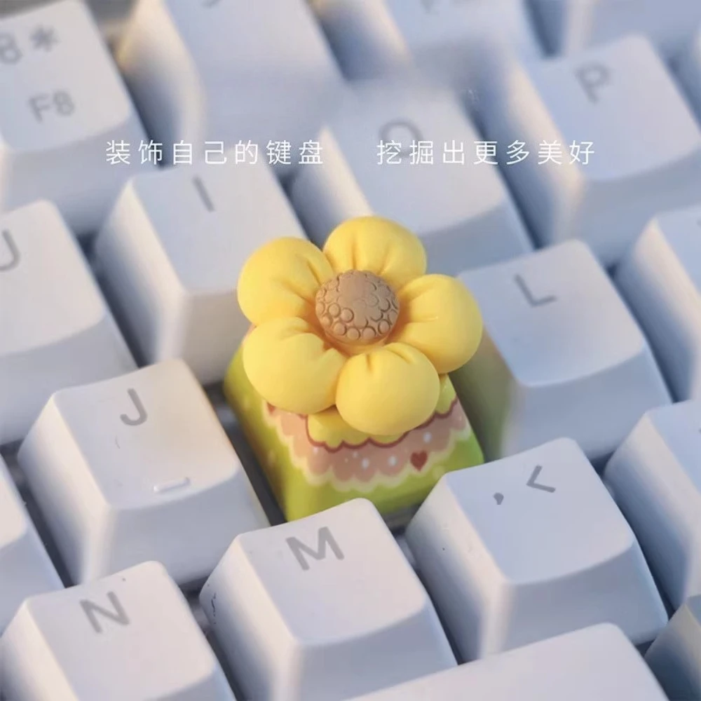 Personality Keycaps Customized Universal Joint Artisan Point Keycap Universal Profile Keycap 1pc Mechanical Keyboard Accessories