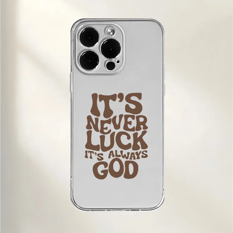 حافظة هاتف بكلمة ملهمة، مطبوعة بالأشعة فوق البنفسجية، حماية كاملة 360 درجة لهاتف iPhone 16 15 14 13 12Pro Max #4