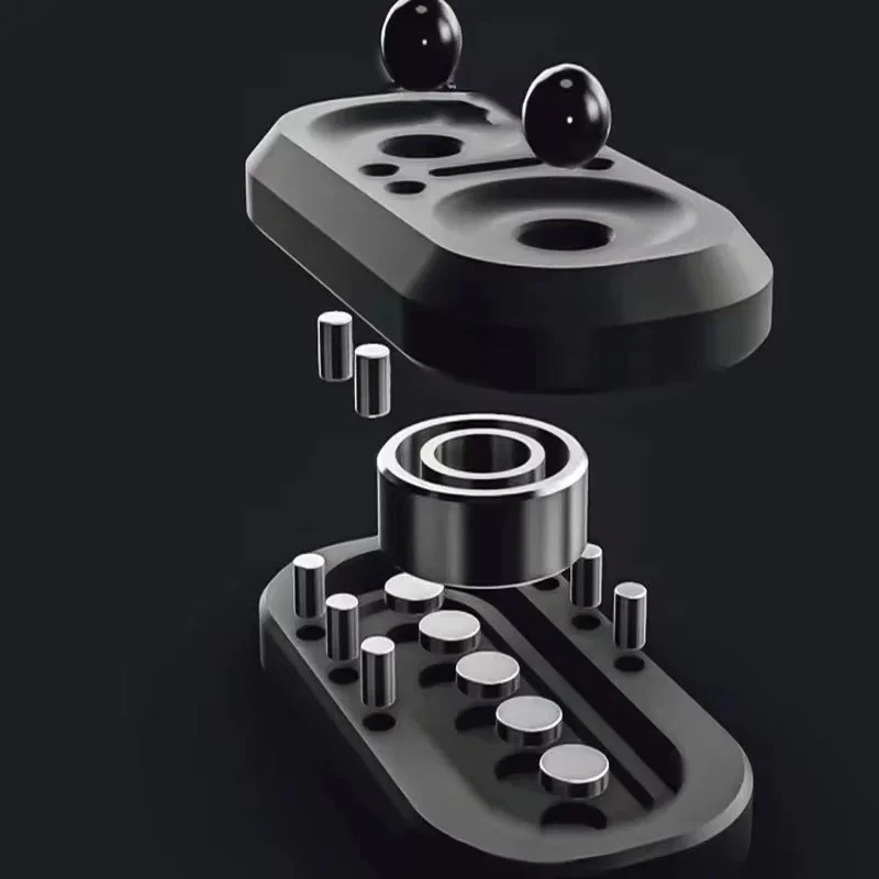 EDC Eule Fidget Slider Magnetischer Metall Push Slider Fidget Spinner Erwachsene Antistress Stress Relief Hand Spinner ADHS Autismus Spielzeug Geschenk