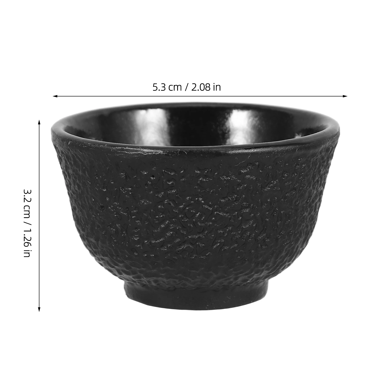 Retro Iron Cup Vintage Japanese Cast Metal Tea Mug Coffee Drinkware Kungfu Teacup Kitchen Dining Bar Asian Cups Glassware - Image 6