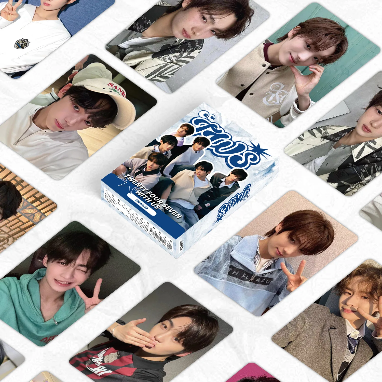 55Pcs/Set TWS Idol Boy New Series Lomo Cards HD Printd Photocards High Quality Laser Postcards SHINYU DOHOON YOUNGJAE Fans Gifts