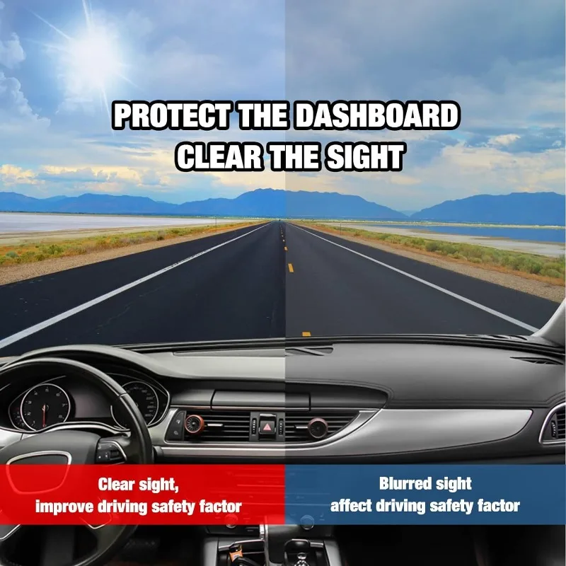 سجادة غطاء لوحة القيادة متوافقة مع ألتيما 2007-2012 (أسود)