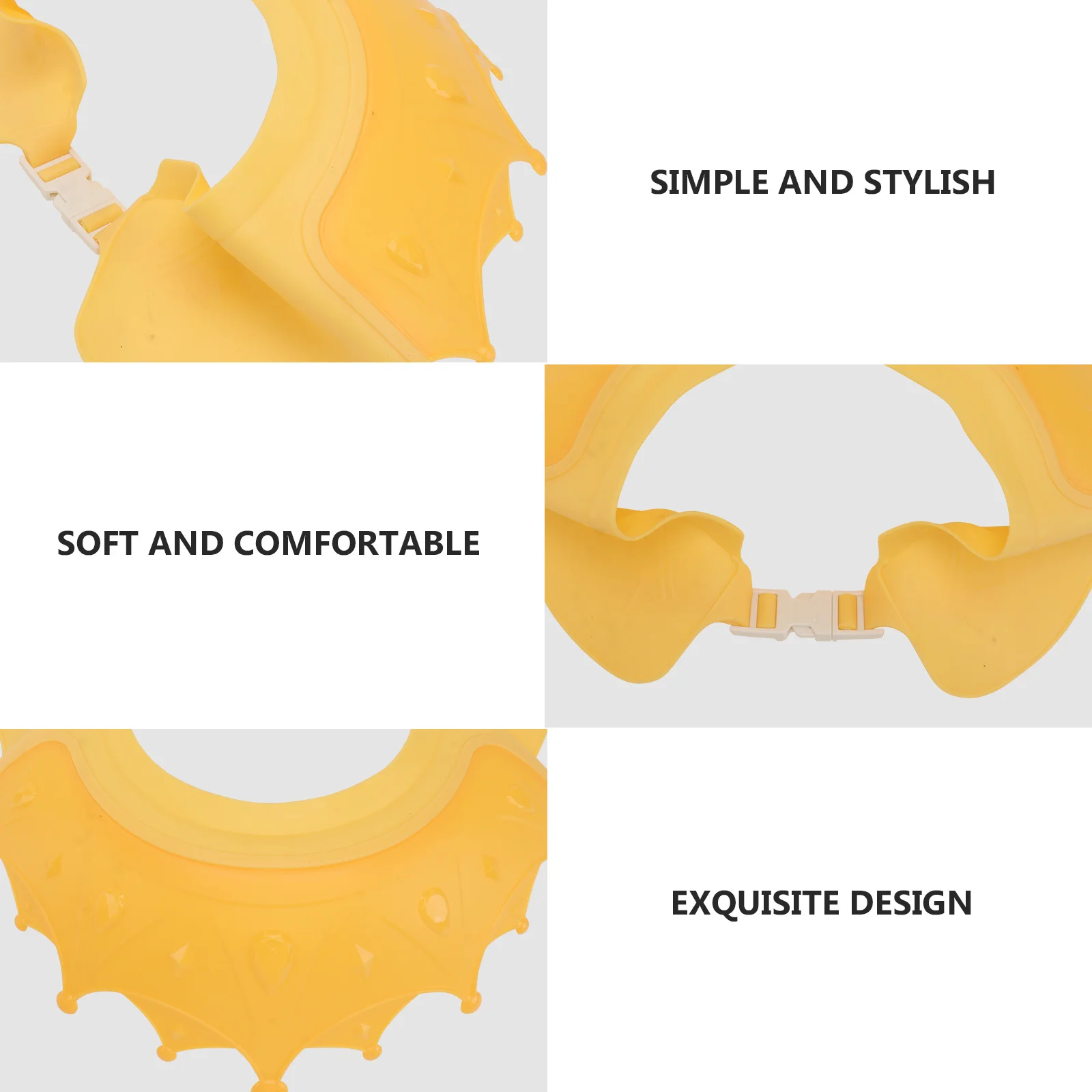 

2Pcs Waterproof Baby Bath Caps Cartoon Design Silicone Shampoo Hats for Kids Hair Washing and Shower Use Shampoo Caps