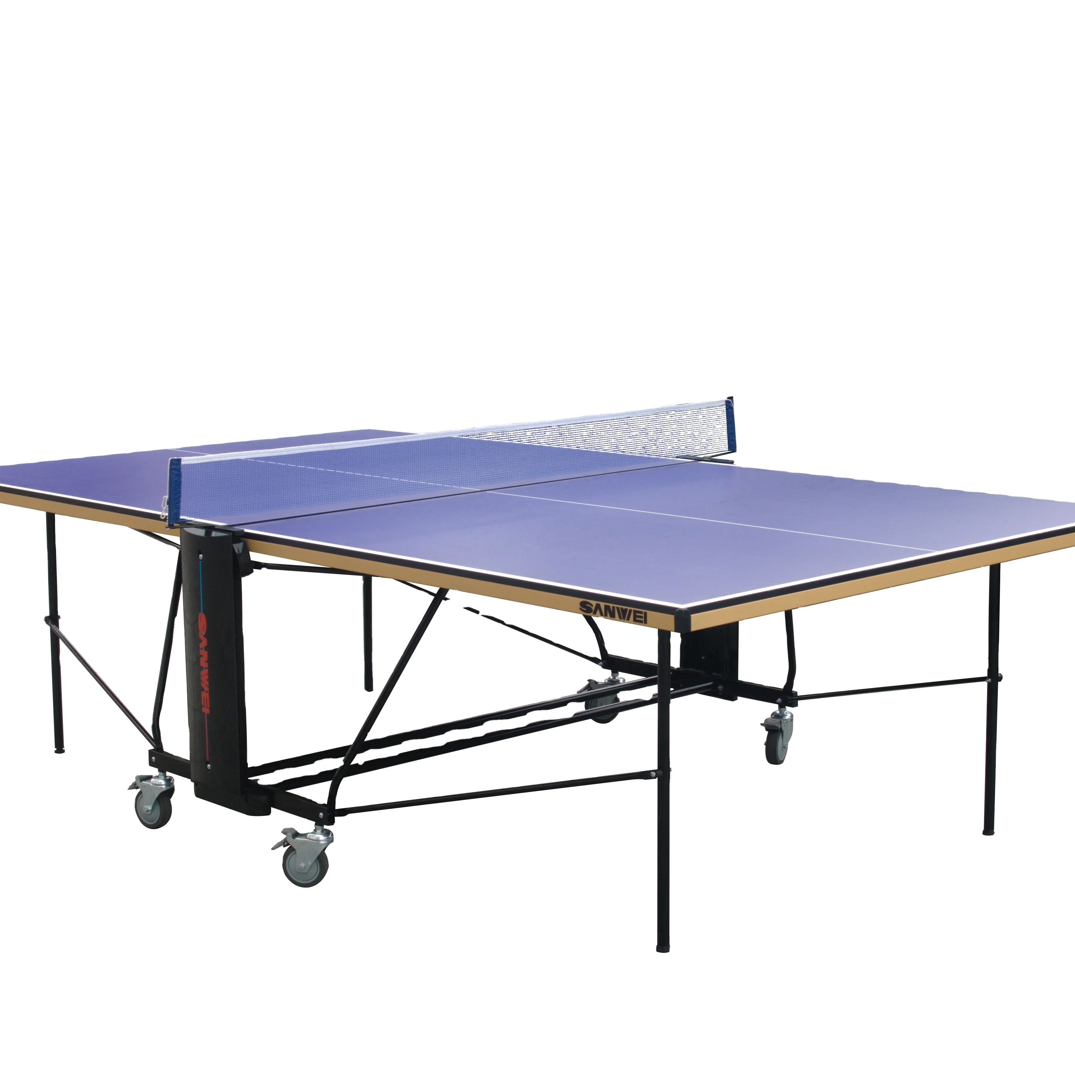 SANWEI TF-01 Mourne, the new saDouble Folding Movable Professional/official Competition table tennis table with beautiful design